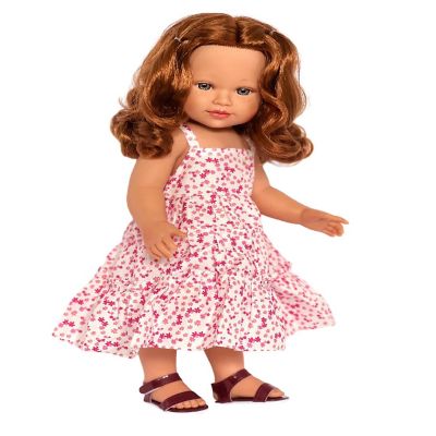 Kennedy and Friends Pretty in Pink Floral Maxi Dress for 18 Inch Fashion Girl Dolls Image 1