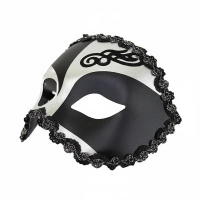 Kent Black/silver Mask Costume Accessory Image 1
