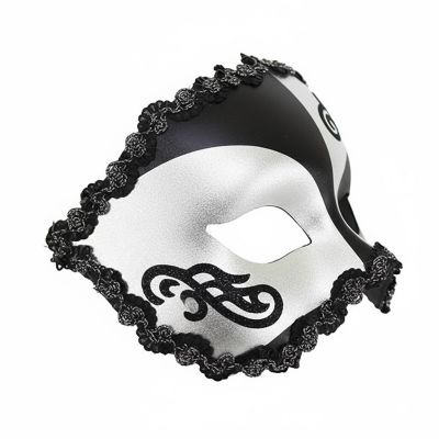 Kent Black/silver Mask Costume Accessory Image 2