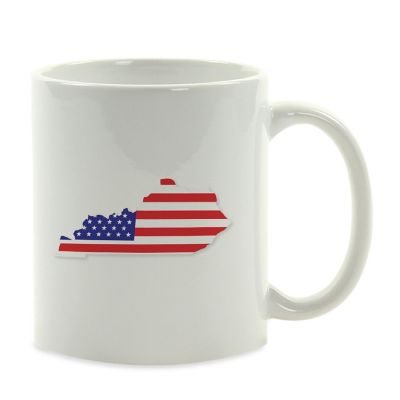 Kentucky US Flag Ceramic Mug Image 2