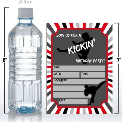 Kickin' Karate Invitations 40pc. by AmandaCreation Image 2