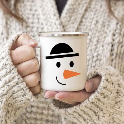Kid Campfire Mug Frost Bowler Cap Carrot Image 1