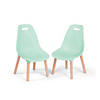 Kid Century Modern Chair Set: Mint Image 1
