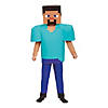 Kid&#8217;s Deluxe Minecraft Steve Halloween Costume - Sizes 7-8 Image 1