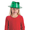 Kid&#8217;s Metallic Christmas Fedora Hats - 12 Pc. Image 1