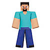 Kid&#8217;s Prestige Minecraft Steve Halloween Costume - Sizes 10-12 Image 1