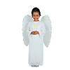 Kids Angel Nativity Costume with Wings & Candle - Small/Medium Image 2