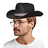 Kids Black Cowboy Sheriff Hat Image 1