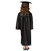 Kids' Black Elementary School Graduation Mortarboard Hat & Gown Set - 2 Pc. Image 1