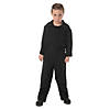Kids Black Horror Jumpsuit Costume Small 4-6 Image 1