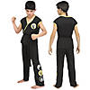 Kids Black Karate Gi Costume Image 1