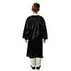 Kids Black Shiny Elementary School Graduation Robe Image 1