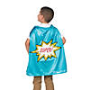 Kids Blue Elementary School Graduation Superhero Cape Image 1