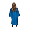 Kids&#8217; Blue Matte Elementary School Graduation Robe Image 1