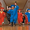 Kids&#8217; Blue Matte Elementary School Graduation Robe Image 3