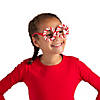 Kids Candy Cane Foam Glasses - 12 Pc. Image 1