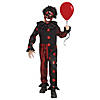 Kids Chrome Clown Costume Image 1