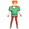 Kids Classic Minecraft Alex Costume - Large Image 1