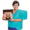 Kid's Classic Minecraft Steve Costume - Medium Image 1