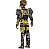 Kids Classic Muscle Transformers One&#8482; Bumblebee/B-127 Costume - Large 10-12 Image 1