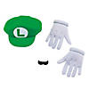 Kids Classic Super Mario Bros.&#8482; Luigi Elevated Costume Accessory Kit Image 3