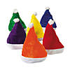 Kids' Colorful Santa Hats - 12 Pc. Image 1