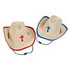 Kids Cowboy Hats with Cross - 12 Pc. Image 1