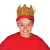 Kids Deluxe Kings&#8216; Crowns with Sequins - 3 Pc. Image 1