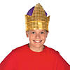 Kids Deluxe Kings&#8216; Crowns with Sequins - 3 Pc. Image 2