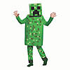Kids Deluxe Minecraft Creeper Costume - Large Image 1