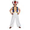 Kid's Deluxe Super Mario Bros.&#8482; Toad Costume Image 1