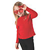 Kids Flip-Up Valentine Hearts Sunglasses - 6 Pc. Image 1