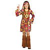 Kids Flower Power Hippie Costume Image 1