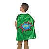 Kids' Green Elementary School Graduation Superhero Cape Image 1