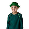 Kids Green Felt Derby Hats - 6 Pc. Image 1