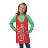 Kids Holiday Disposable Baking Aprons - 12 Pc. Image 1