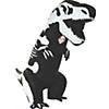 Kids Inflatable Skeleton T-Rex Costume Image 1