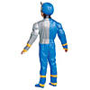 Kids Muscle Dino Fury Blue Ranger Costume - Small Image 1