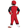 Kids Muscle Ninja Steel Red Ranger Costume - Small Image 1