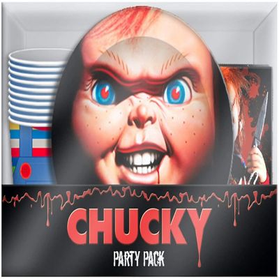 Kids Play Chucky 60-Piece Party Tableware Set Image 1