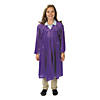 Kids Purple Shiny Elementary School Graduation Robe Image 1