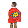 Kids' Red Elementary School Graduation Superhero Cape Image 1