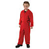 Kids Red Horror Jumpsuit Costume Small 4-6 Image 1