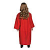 Kids Red Matte Elementary School Graduation Robe Image 1