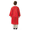 Kids Red Shiny Elementary School Graduation Robe Image 1