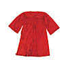 Kids Red Shiny Elementary School Graduation Robe Image 2