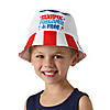 Kids Religious Groovy Patriotic Bucket Hats - 12 Pc. Image 1