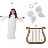 Kids&#8217; S/M White Angel Gown with Harp Image 1