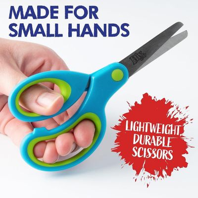 Kids Scissors Class Value pack Value (25pc) - 5" Soft Grip Blunt Tip Safety Easy Cut Scissors Image 2