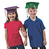 Kids' Sequin Elementary School Graduation Mortarboard Hats - 12 Pc. Image 1